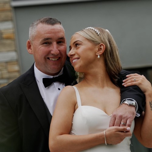 Wedding couple film still - Lawlor Video Memories Ireland